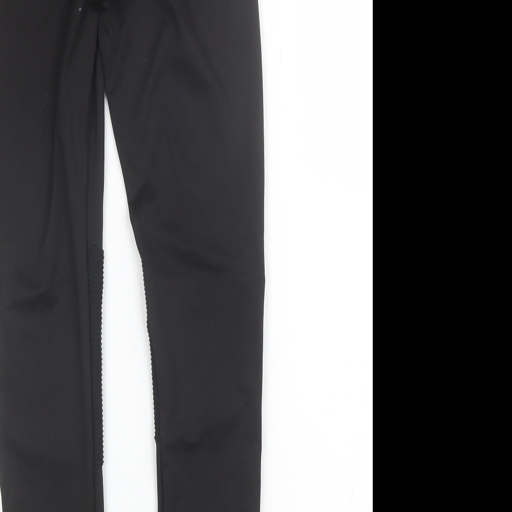 F&F Girls Black  Polyester Jogger Trousers Size 12-13 Years  Regular