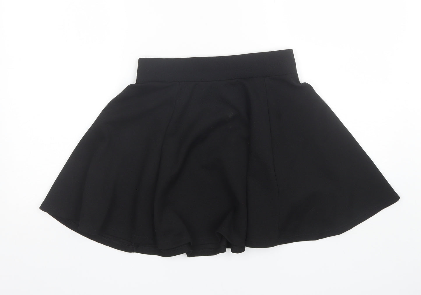 New Look Girls Black  Polyester Mini Skirt Size 12-13 Years  Regular