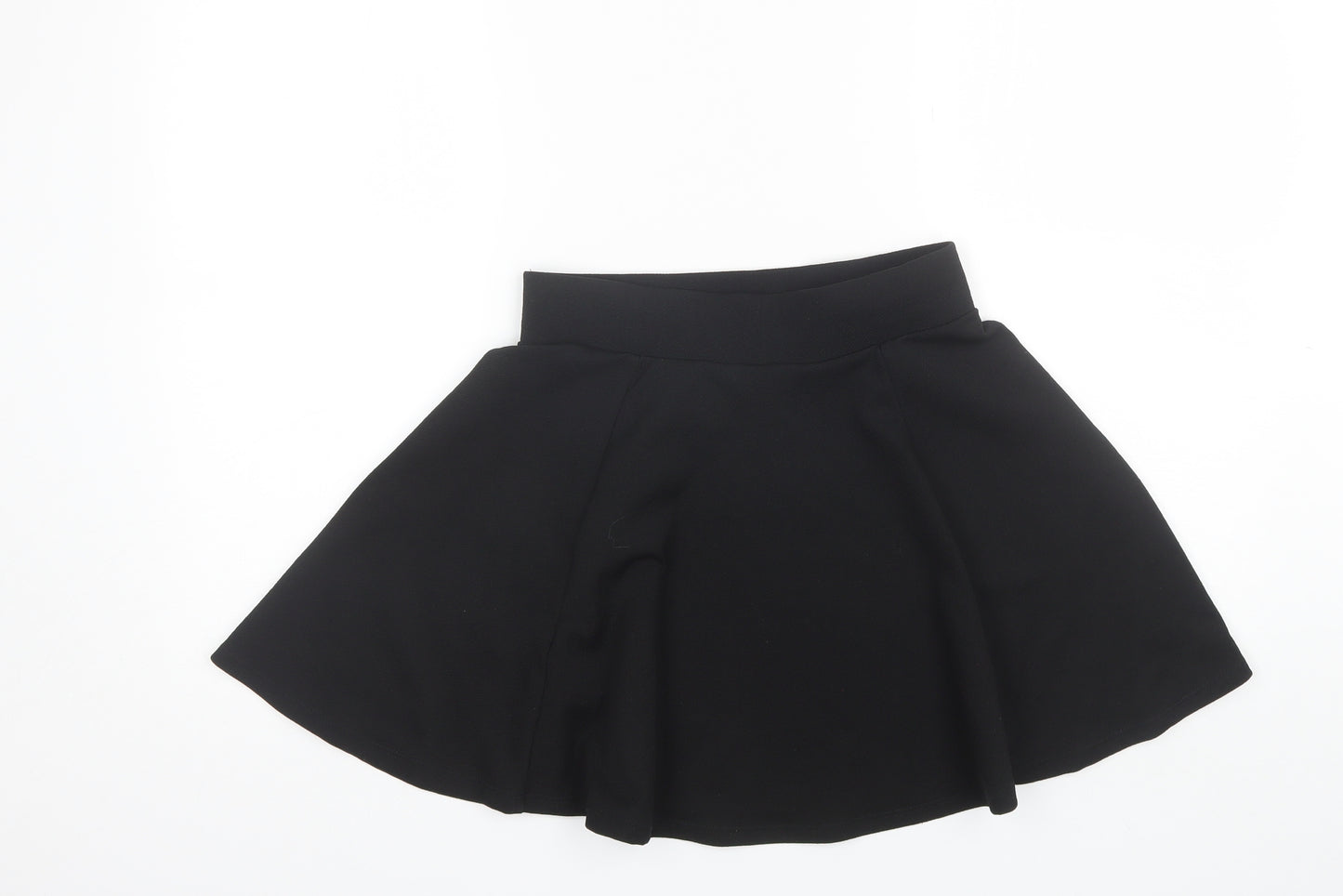 New Look Girls Black  Polyester Mini Skirt Size 12-13 Years  Regular