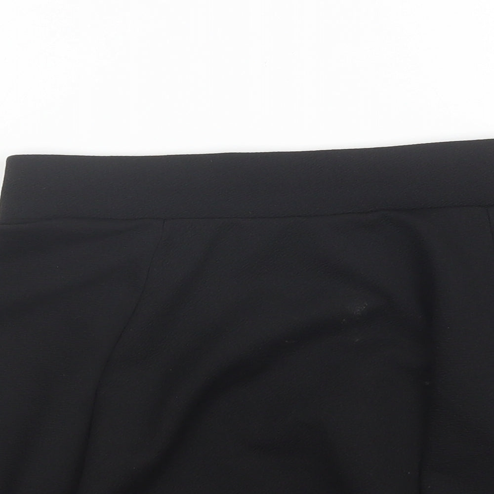 New Look Girls Black  Polyester Mini Skirt Size 12-13 Years  Regular