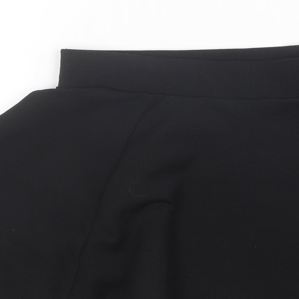 New Look Girls Black  Polyester Mini Skirt Size 12-13 Years  Regular
