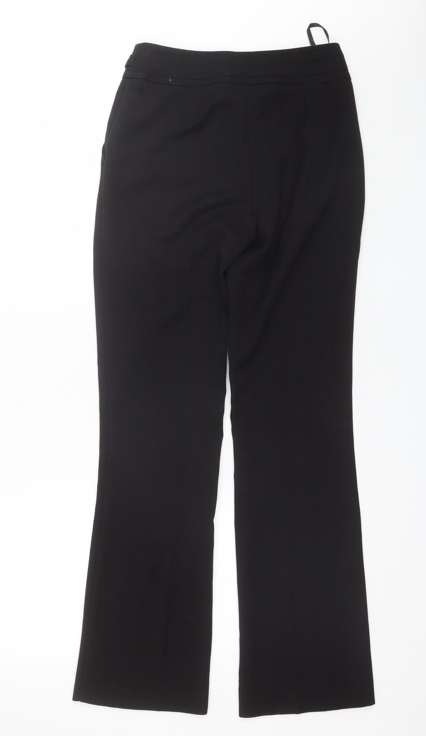 F&F Womens Black  Polyester Dress Pants Trousers Size 6 L31 in Regular