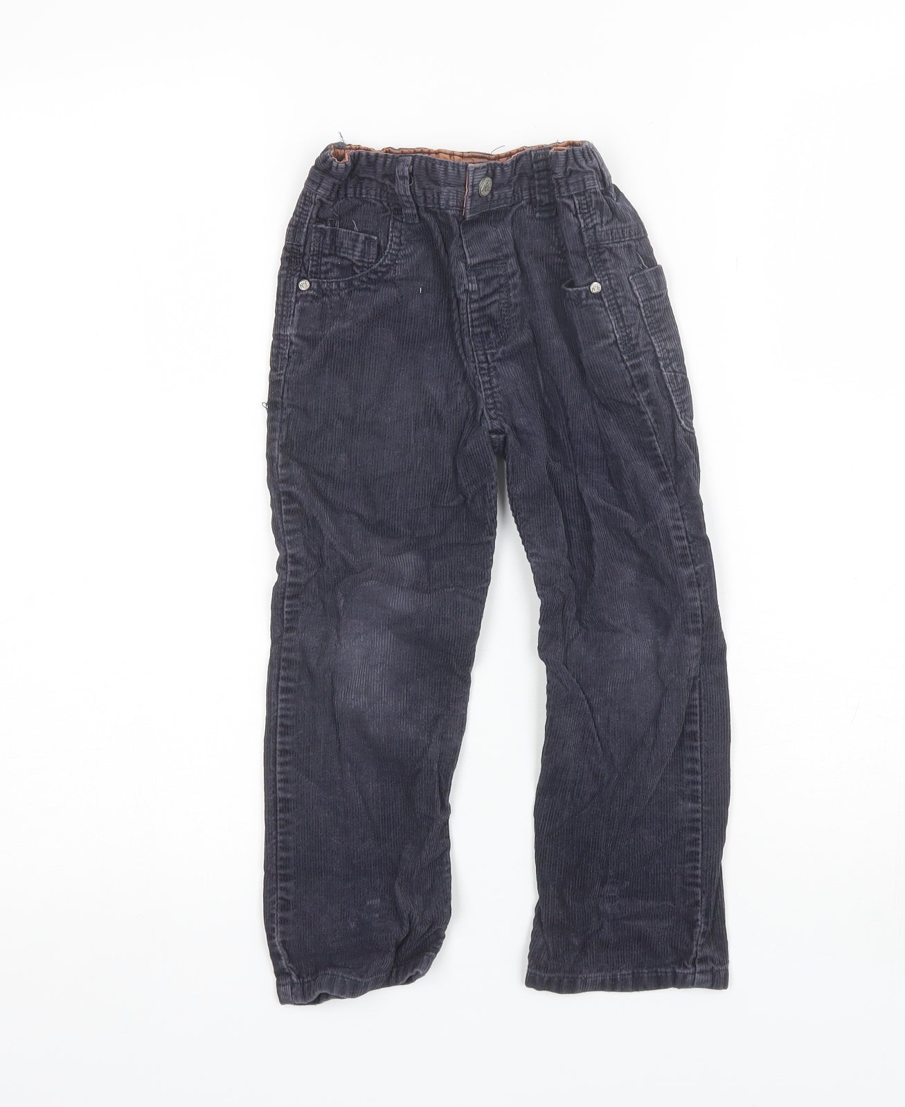 NEXT Boys Blue  Cotton Chino Trousers Size 4-5 Years  Regular