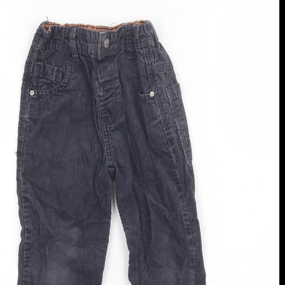 NEXT Boys Blue  Cotton Chino Trousers Size 4-5 Years  Regular