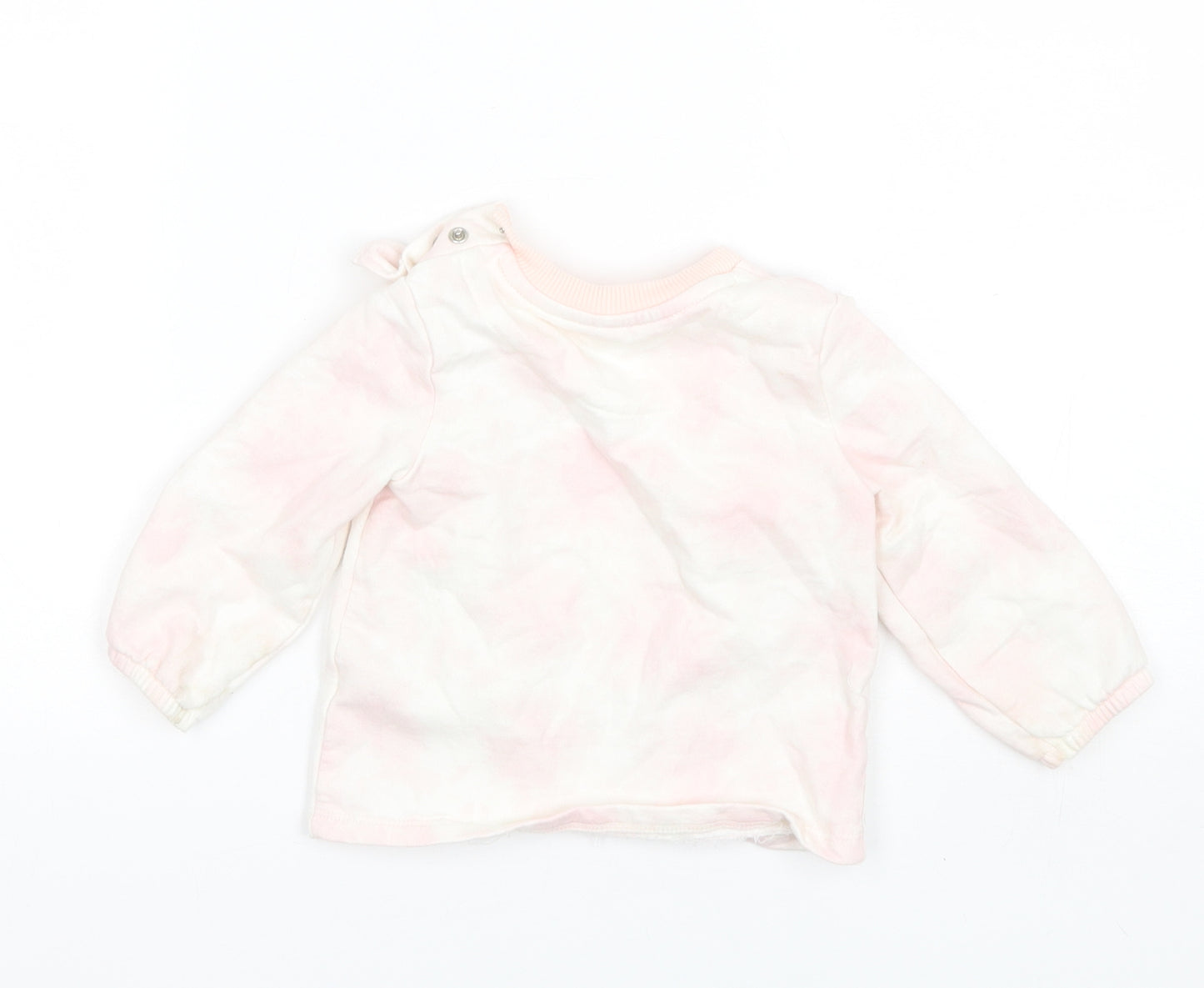 F&F Baby Pink  Cotton Pullover Jumper Size 9-12 Months