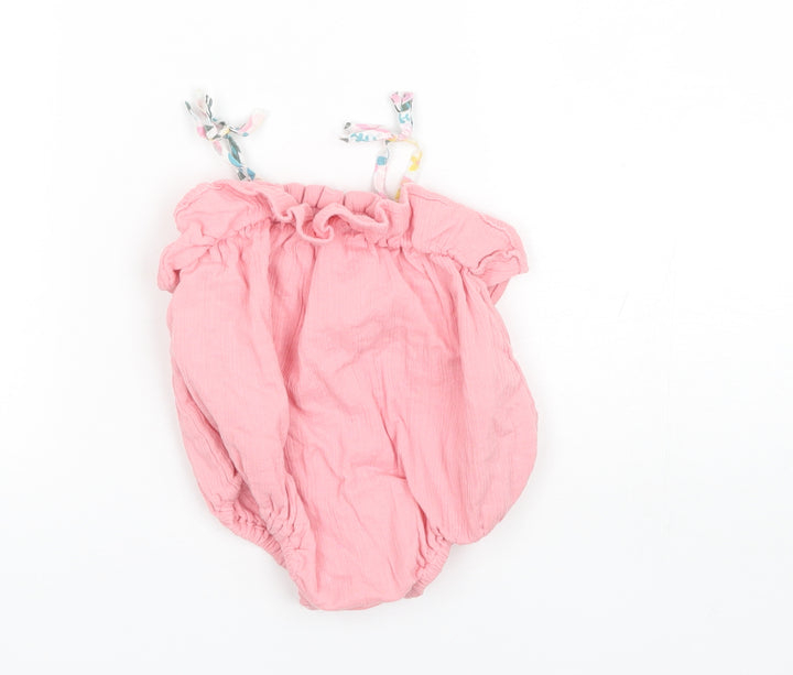 Tommy Bahama Baby Pink Cotton Romper One-Piece Size 12 Months