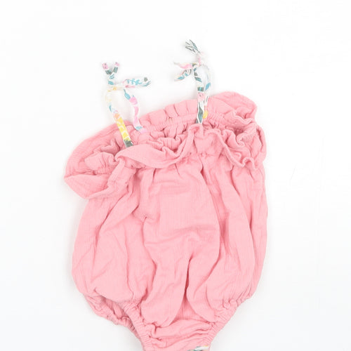 Tommy Bahama Baby Pink  Cotton Romper One-Piece Size 12 Months