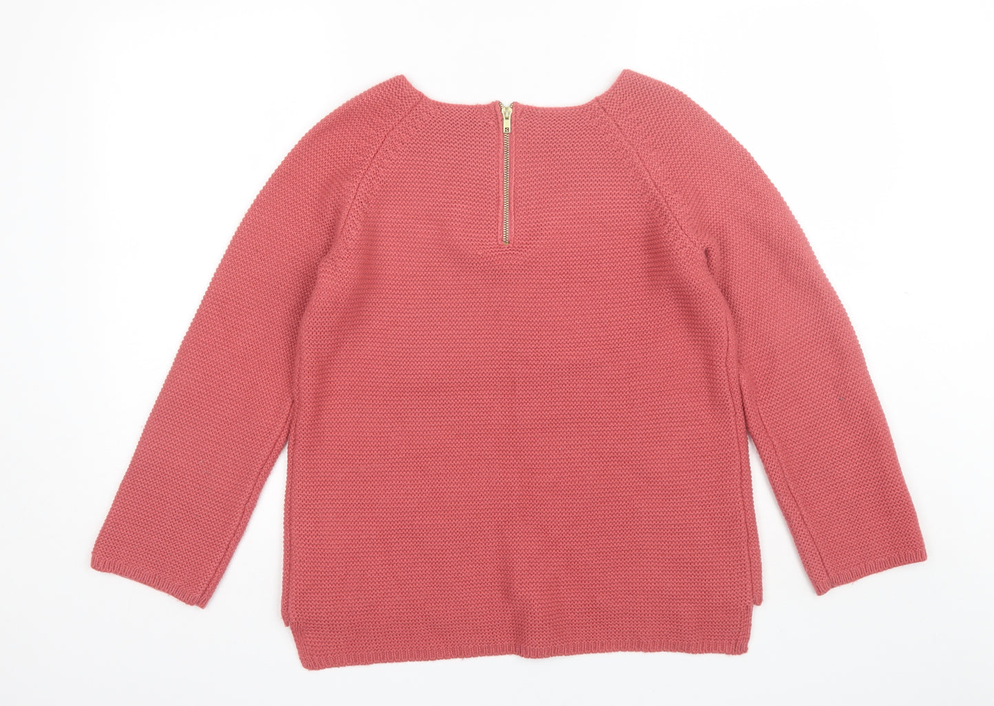 Atmosphere Womens Pink Round Neck  Acrylic Pullover Jumper Size 12