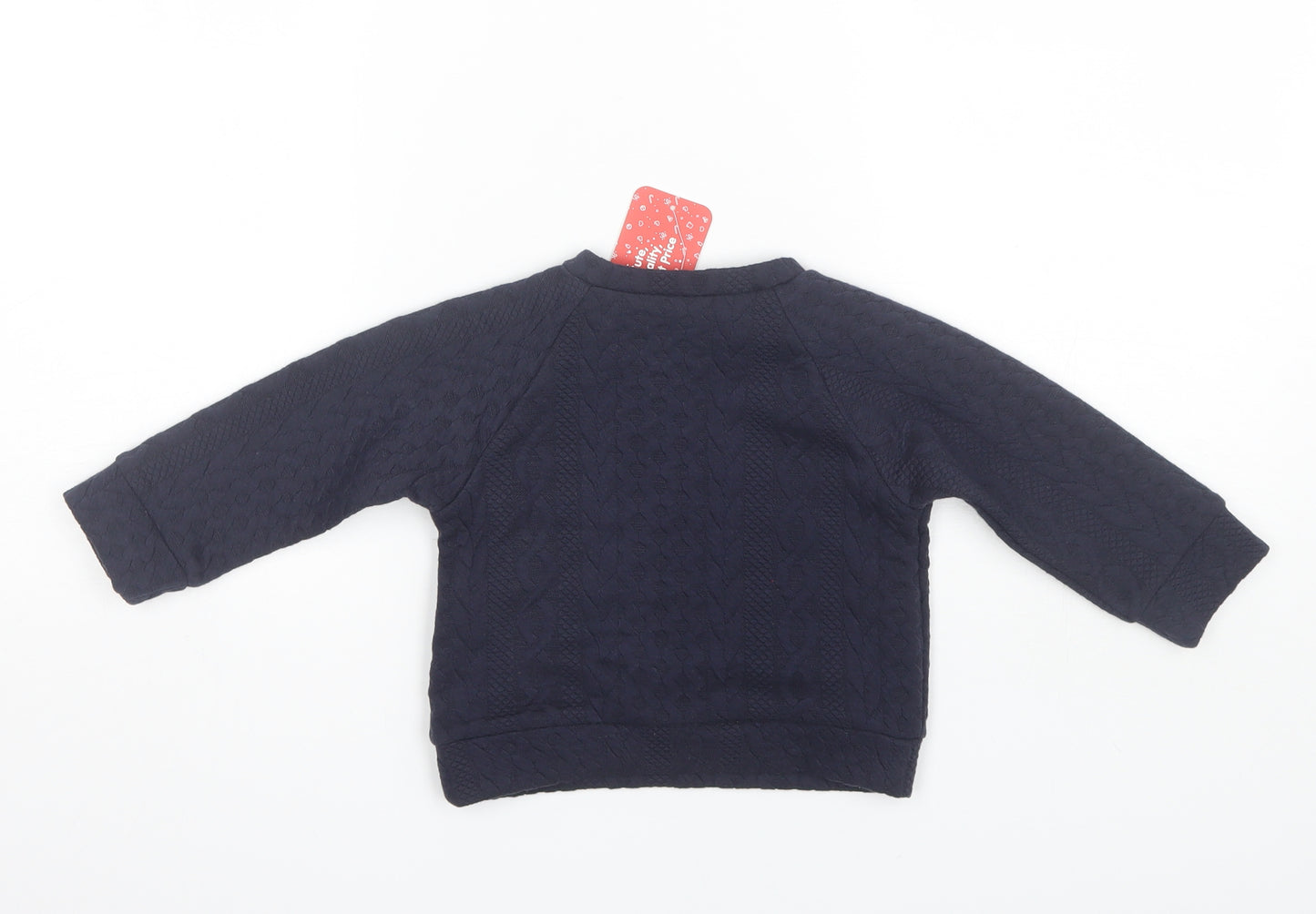 PatPat Baby Blue  Cotton Pullover Jumper Size 18-24 Months