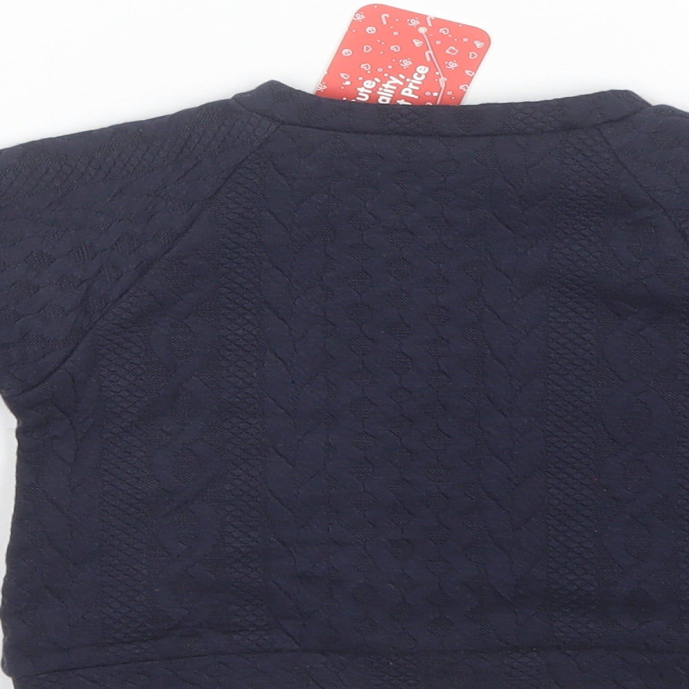 PatPat Baby Blue  Cotton Pullover Jumper Size 18-24 Months