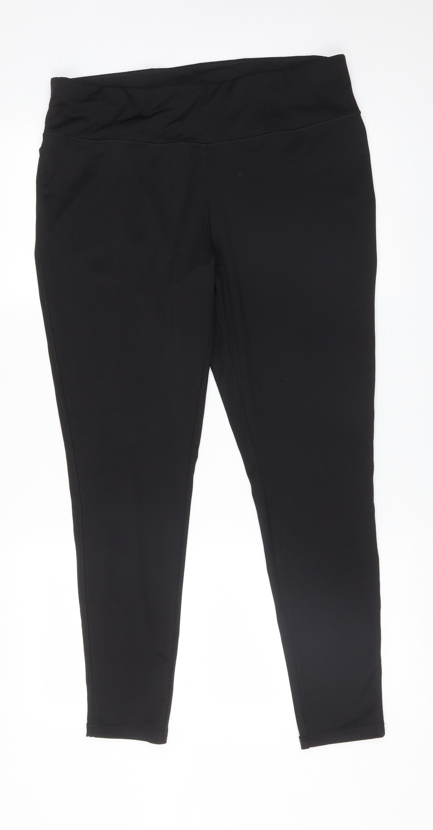 Matalan Womens Black  Polyester  Leggings Size L L28 in