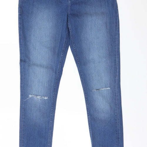 Le Breve Mens Blue   Straight Jeans Size 32 L31 in Regular