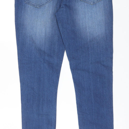 Le Breve Mens Blue   Straight Jeans Size 32 L31 in Regular