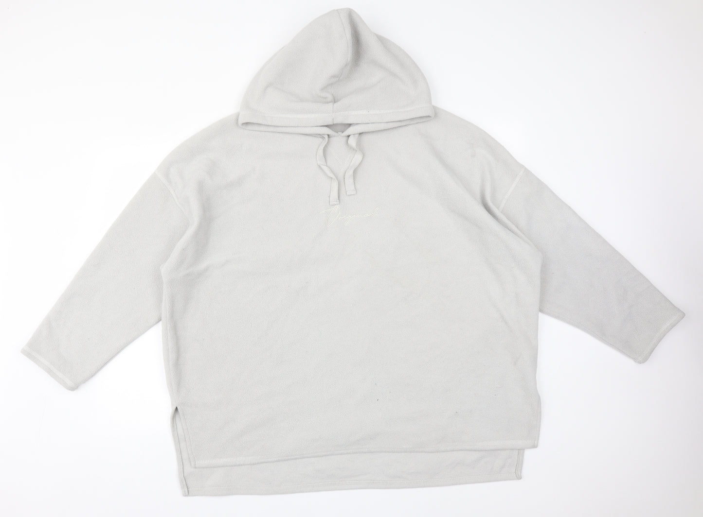 PEP&CO Womens Grey  Polyester Pullover Hoodie Size XL