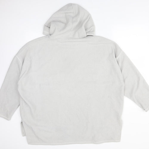PEP&CO Womens Grey  Polyester Pullover Hoodie Size XL
