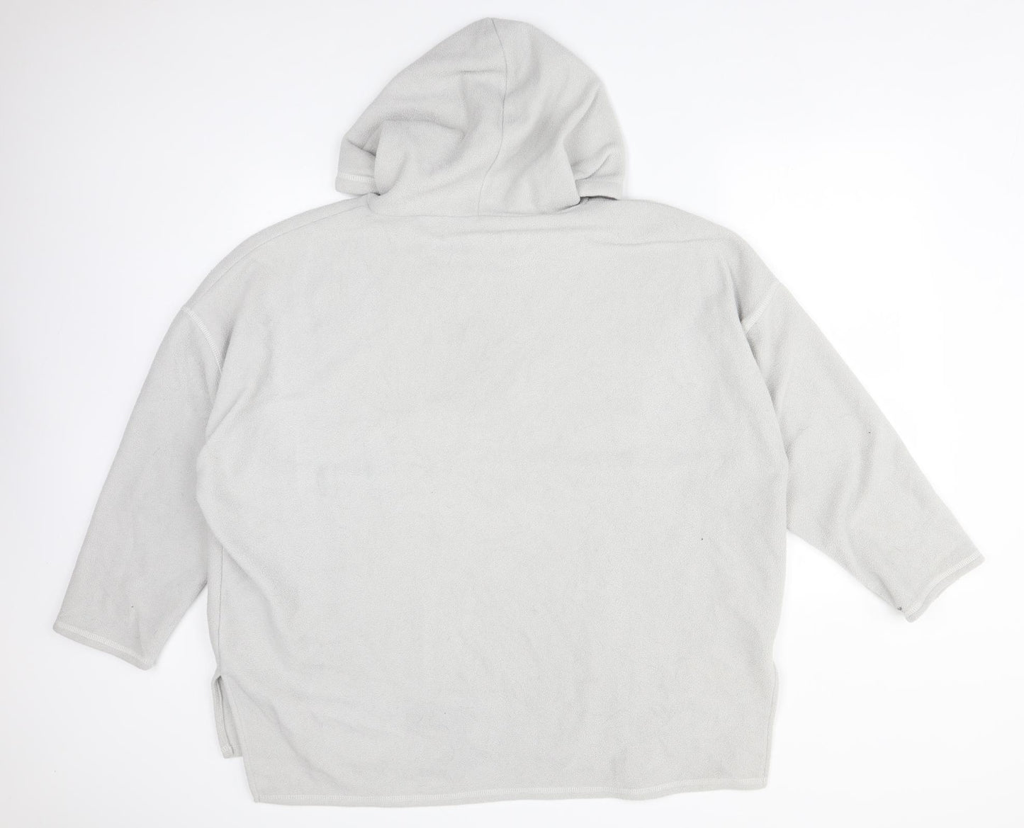 PEP&CO Womens Grey  Polyester Pullover Hoodie Size XL