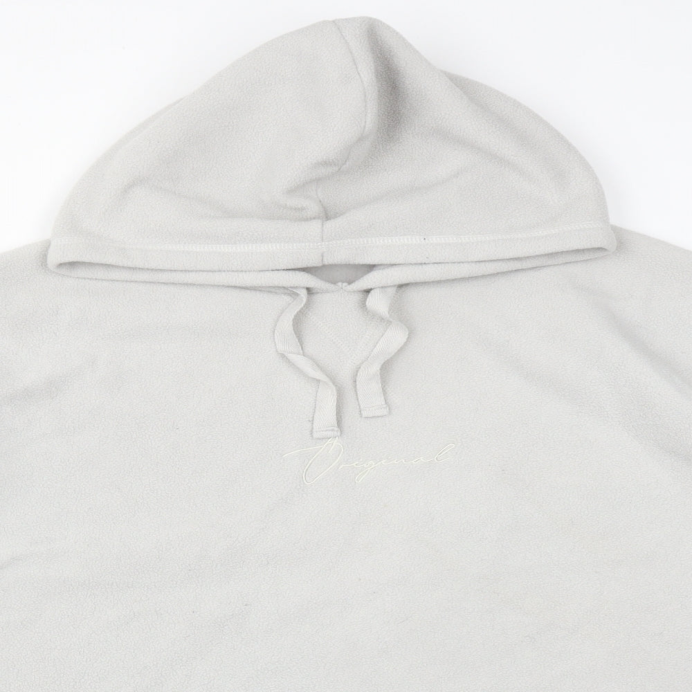 PEP&CO Womens Grey  Polyester Pullover Hoodie Size XL