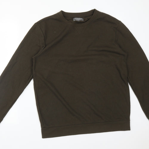 Primark Mens Green  Polyester Pullover Sweatshirt Size L