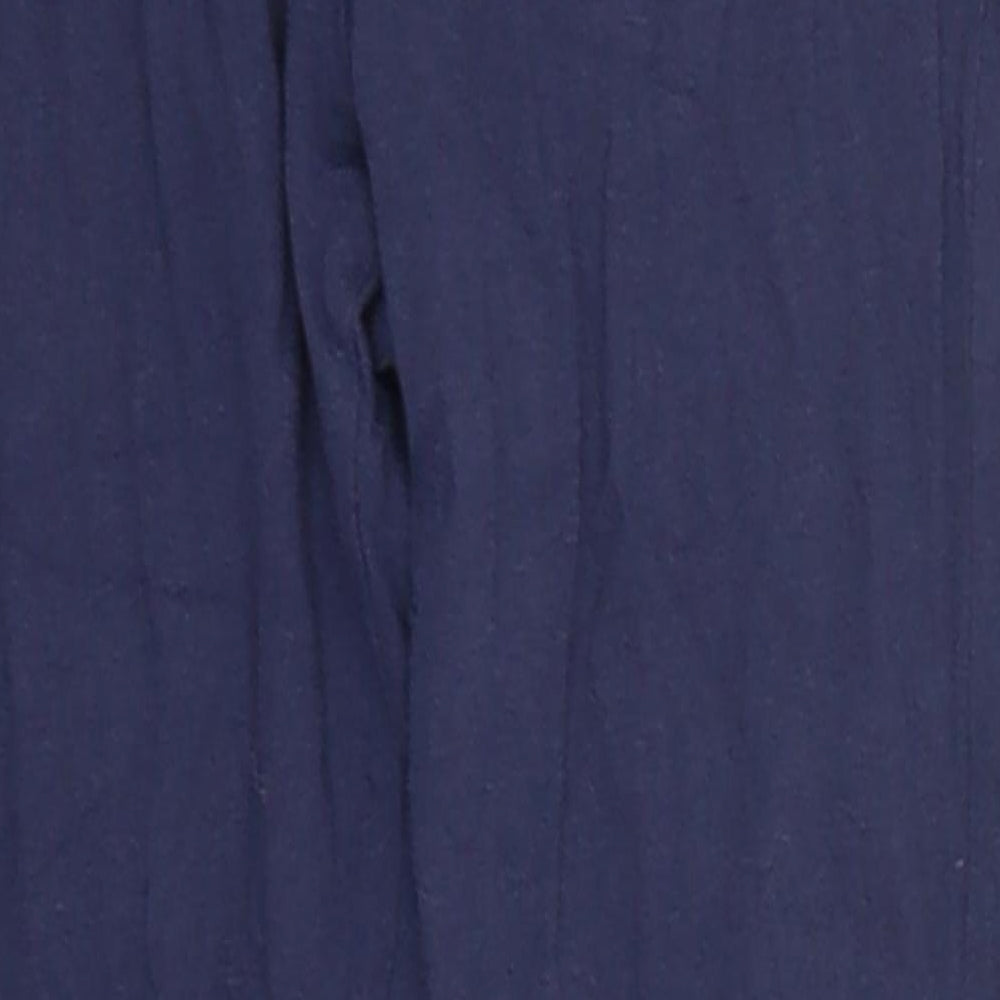 Preworn Boys Blue  Cotton Jegging Trousers Size 5-6 Years  Regular