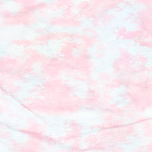 Disney Girls Pink  Polyester Basic T-Shirt Size 6 Years Round Neck  - Minnie Mouse