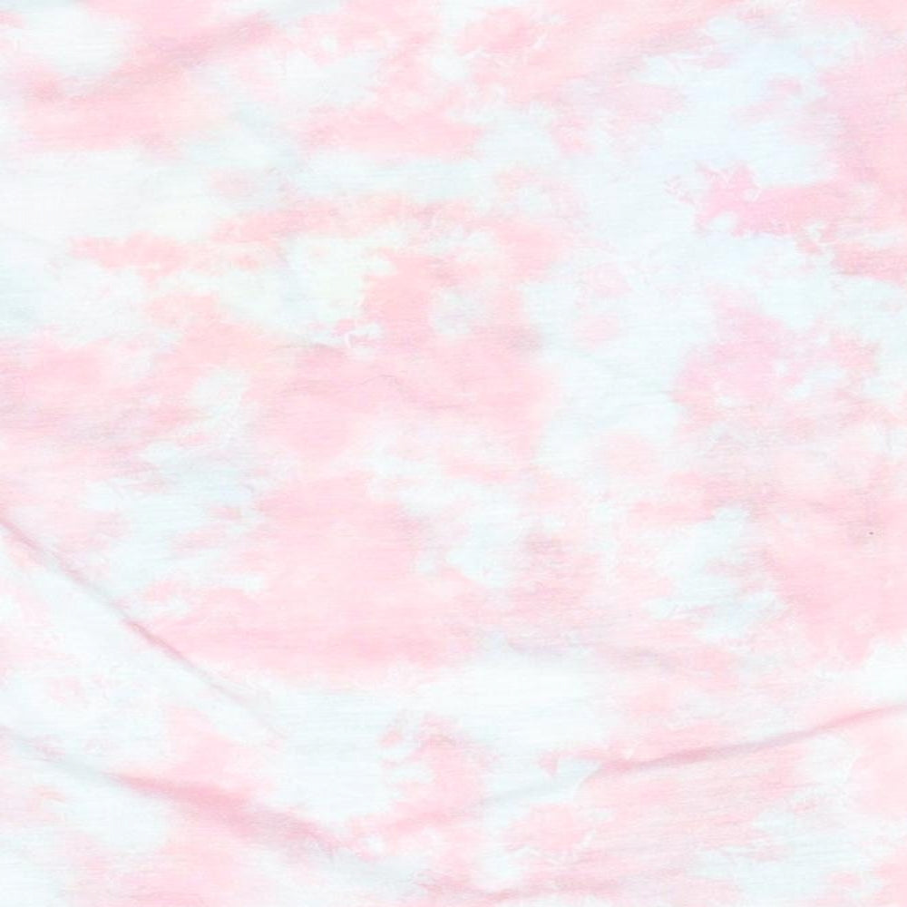 Disney Girls Pink  Polyester Basic T-Shirt Size 6 Years Round Neck  - Minnie Mouse