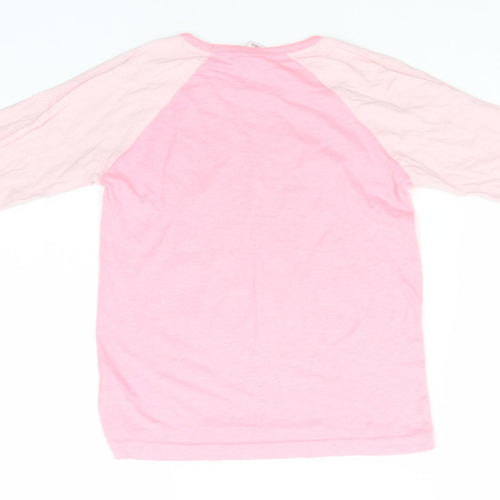 Disney Girls Pink Solid Polyester Top Pyjama Top Size 6-7 Years   - Lion King