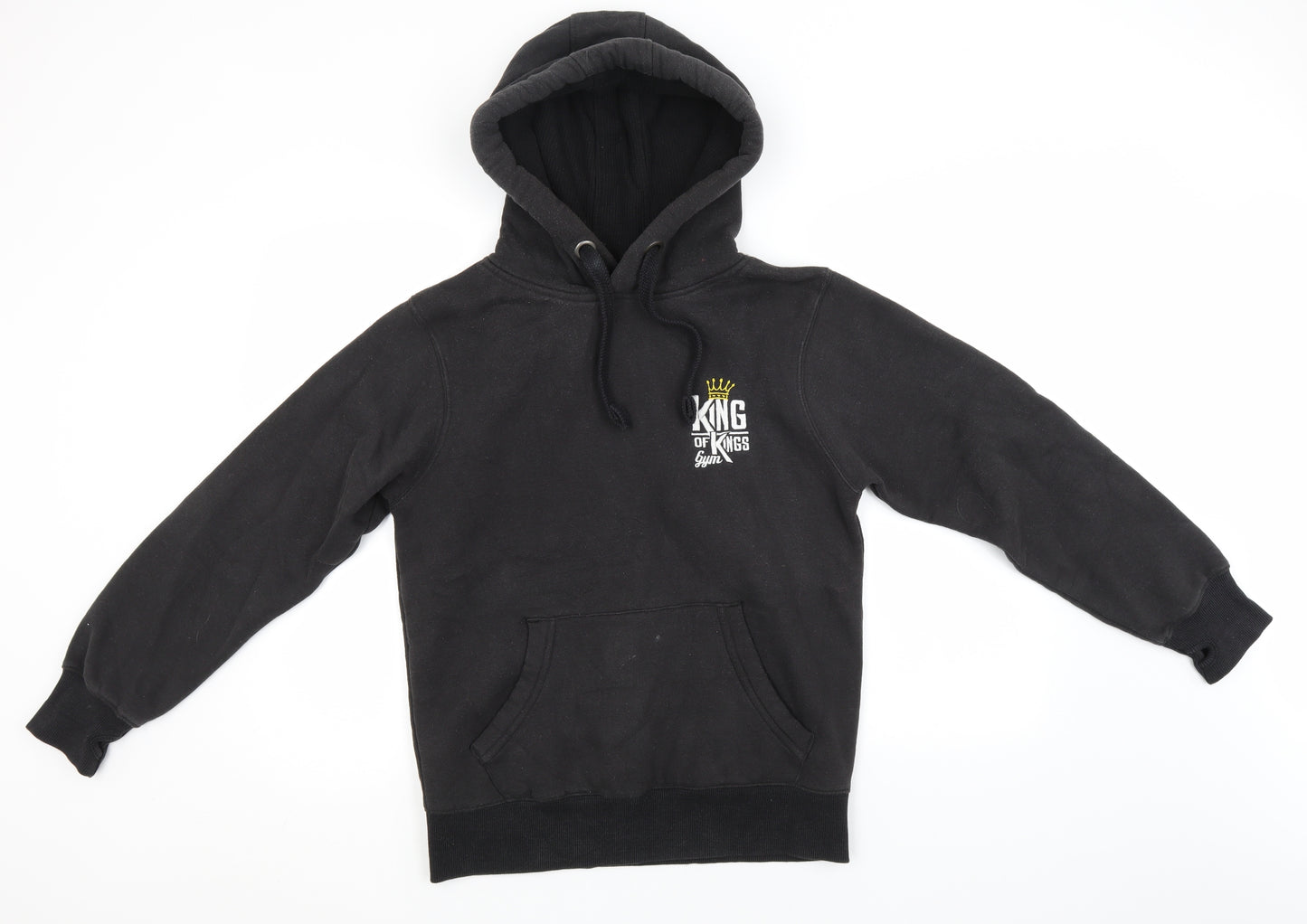 Preworn Mens Brown  Cotton Pullover Hoodie Size S   - King of Kings Gym