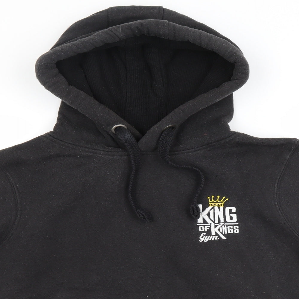 Preworn Mens Brown  Cotton Pullover Hoodie Size S   - King of Kings Gym