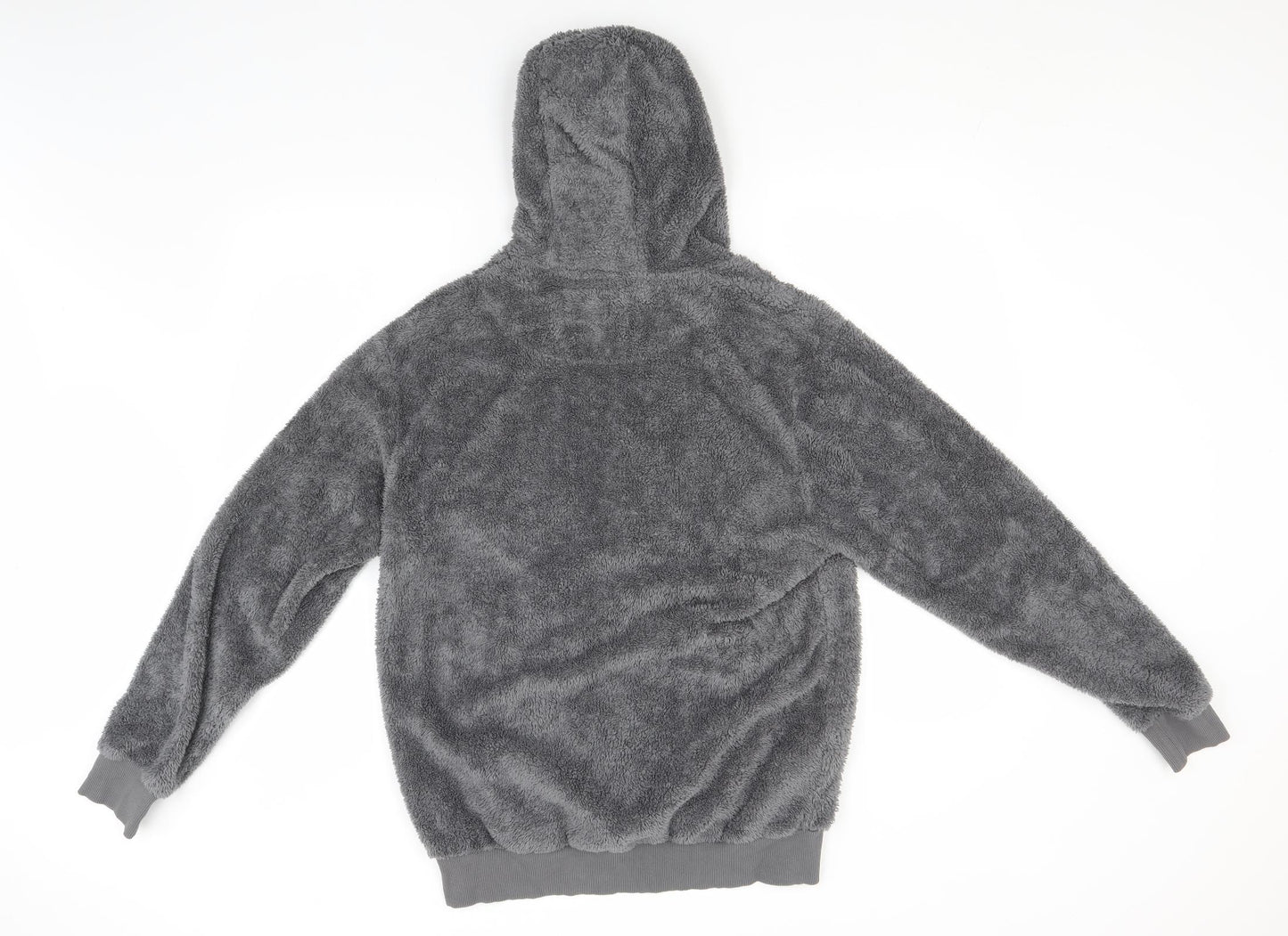 Couture Womens Grey  Polyester Pullover Hoodie Size L