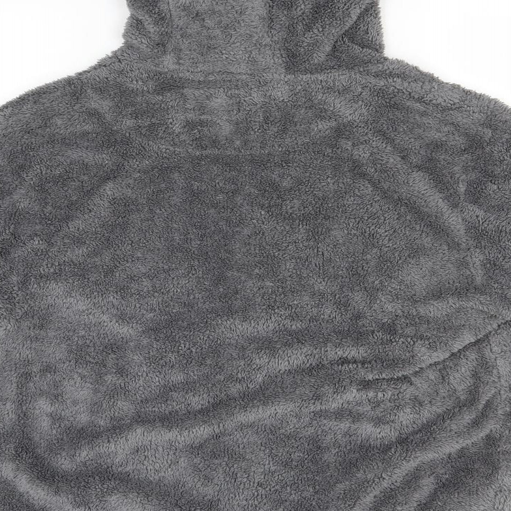 Couture Womens Grey  Polyester Pullover Hoodie Size L