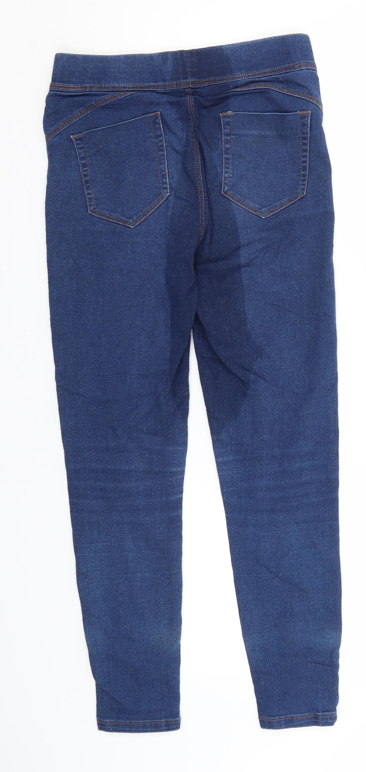 Primark Womens Blue  Cotton Jegging Jeans Size 8 L25 in Regular