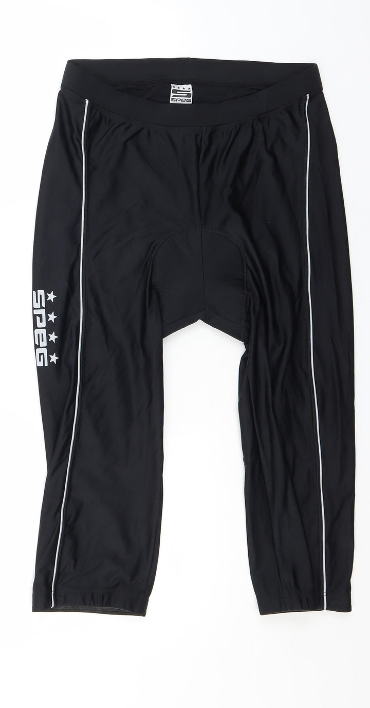 Speg Mens Black Track Pants Trousers Size XL L15 in Regular
