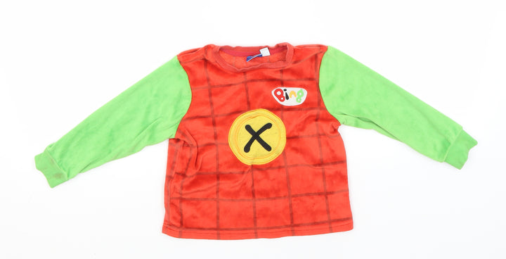 Preworn Baby Red Polyester Pullover Jumper Size 18-24 Months - Bing