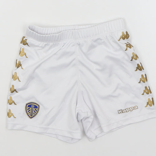 Kappa Boys White  Polyester Utility Shorts Size 2 Years  Regular  - Football