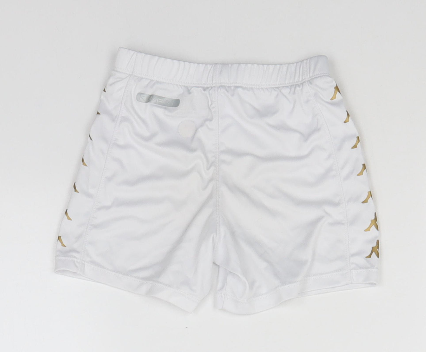 Kappa Boys White  Polyester Utility Shorts Size 2 Years  Regular  - Football