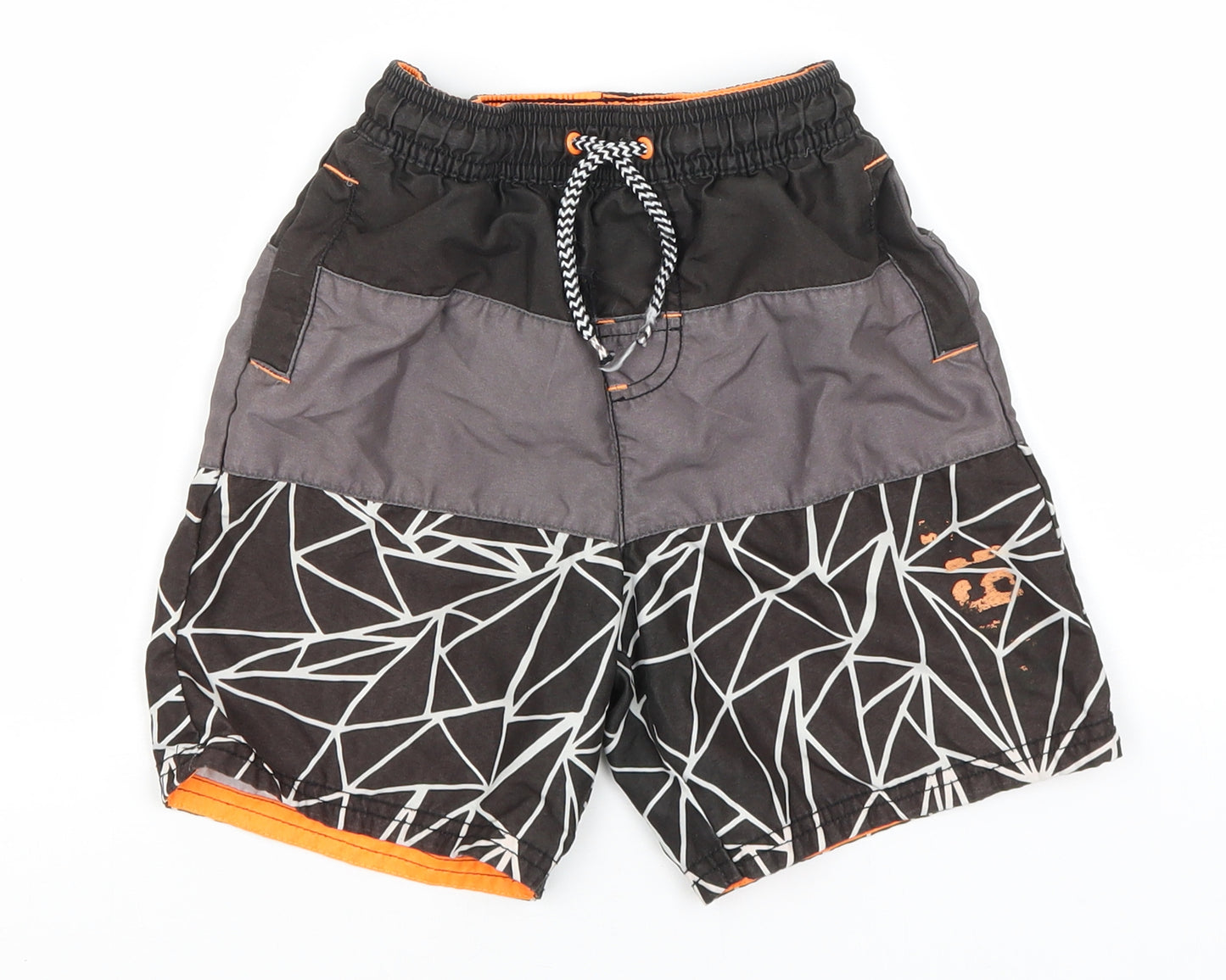 George Boys Brown  Polyester Chino Shorts Size 5-6 Years  Regular