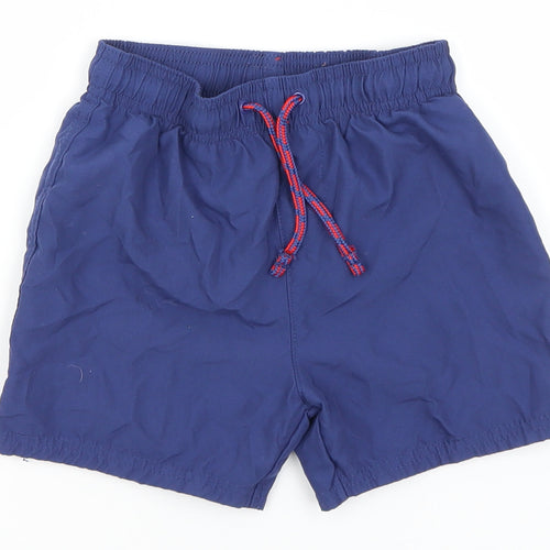 George Boys Blue  Polyester Utility Shorts Size 5-6 Years  Regular