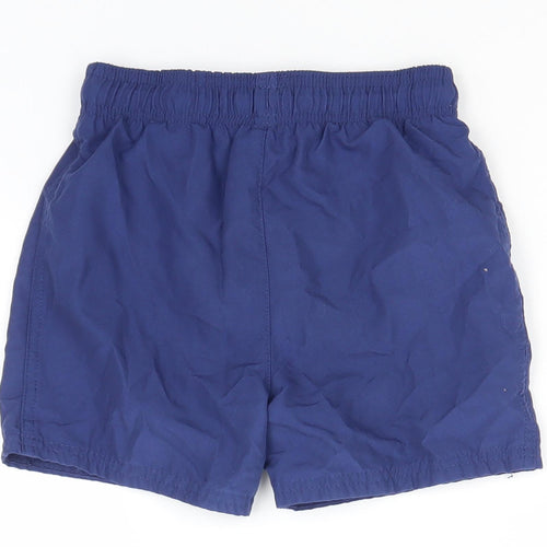 George Boys Blue  Polyester Utility Shorts Size 5-6 Years  Regular