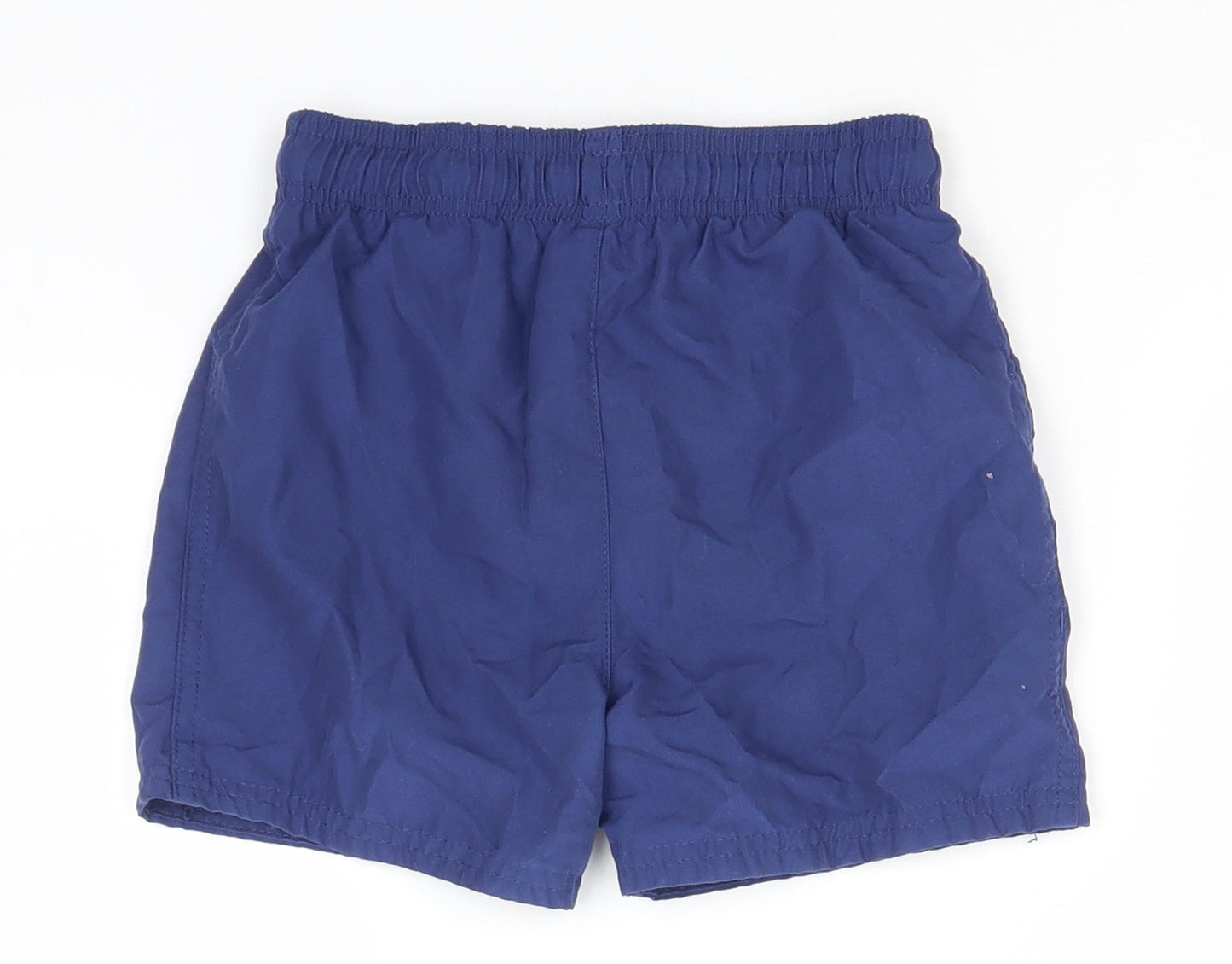 George Boys Blue  Polyester Utility Shorts Size 5-6 Years  Regular