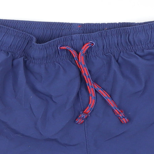 George Boys Blue  Polyester Utility Shorts Size 5-6 Years  Regular
