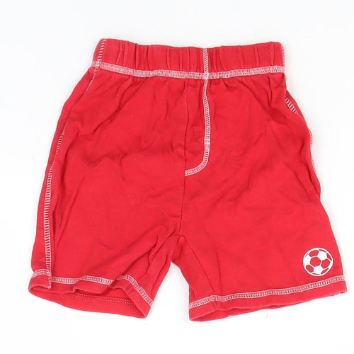 George Baby Red  Cotton Sweatpants Leggings Size 12-18 Months