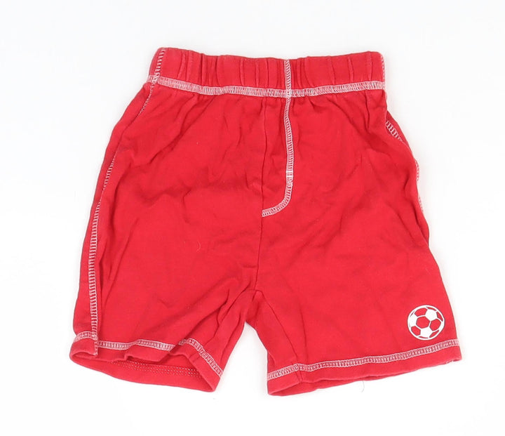 George Baby Red  Cotton Sweatpants Leggings Size 12-18 Months