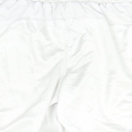 Macron Boys White  Polyester Utility Shorts