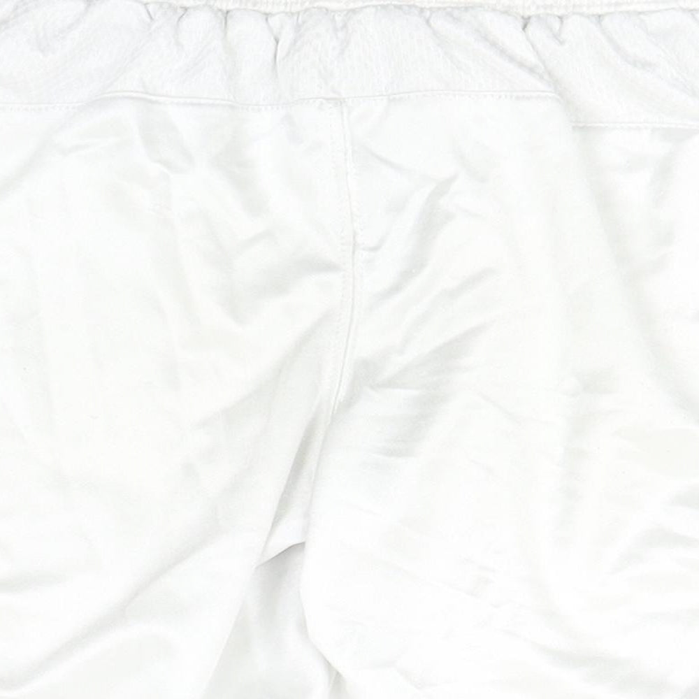 Macron Boys White  Polyester Utility Shorts