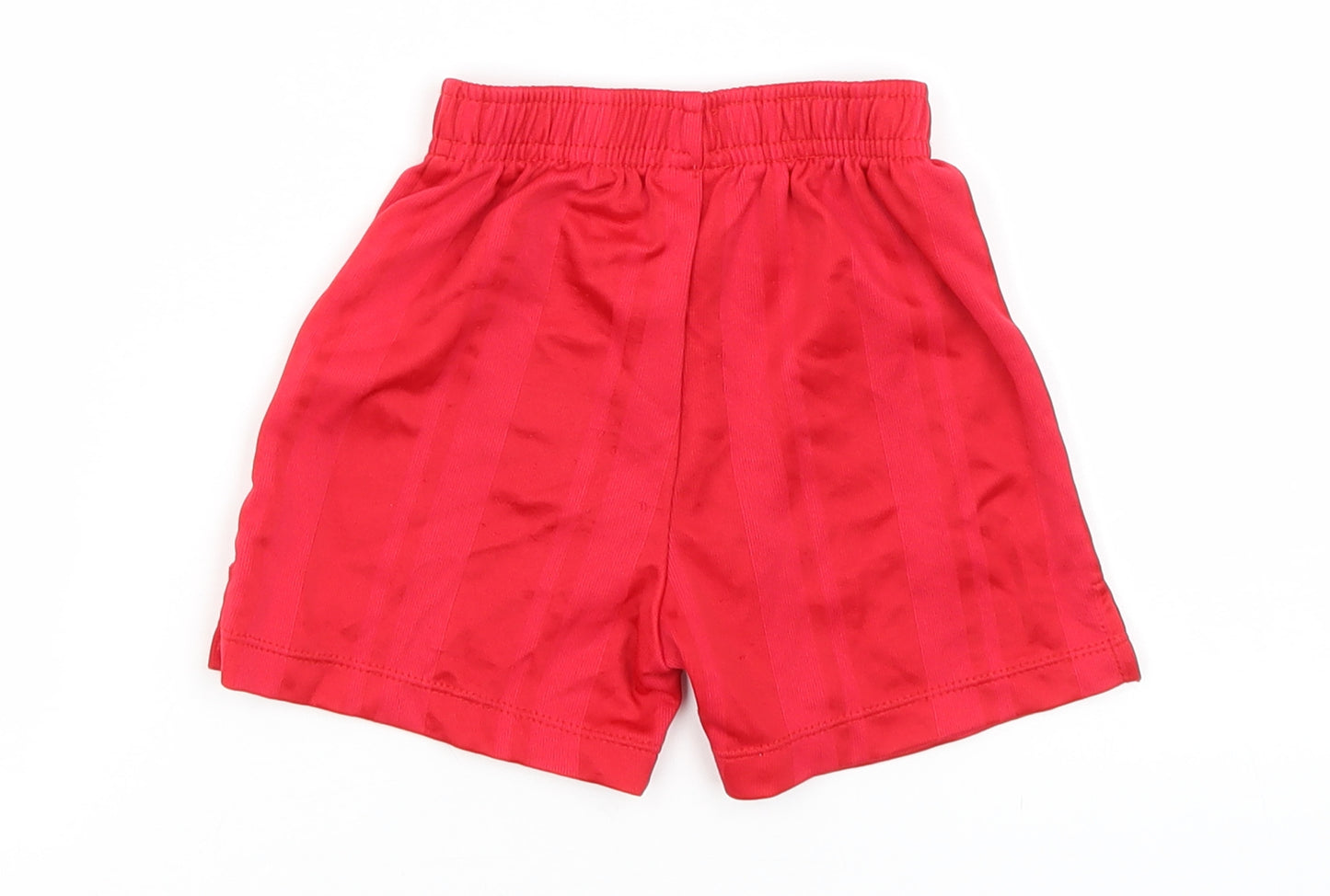 Sondico Boys Red  Polyester Utility Shorts Size 2-3 Years  Regular