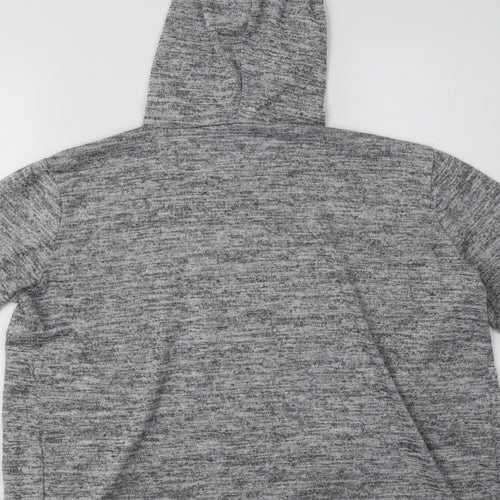 Dorothy Perkins Womens Grey High Neck  Polyester Pullover Jumper Size 10   - Mat