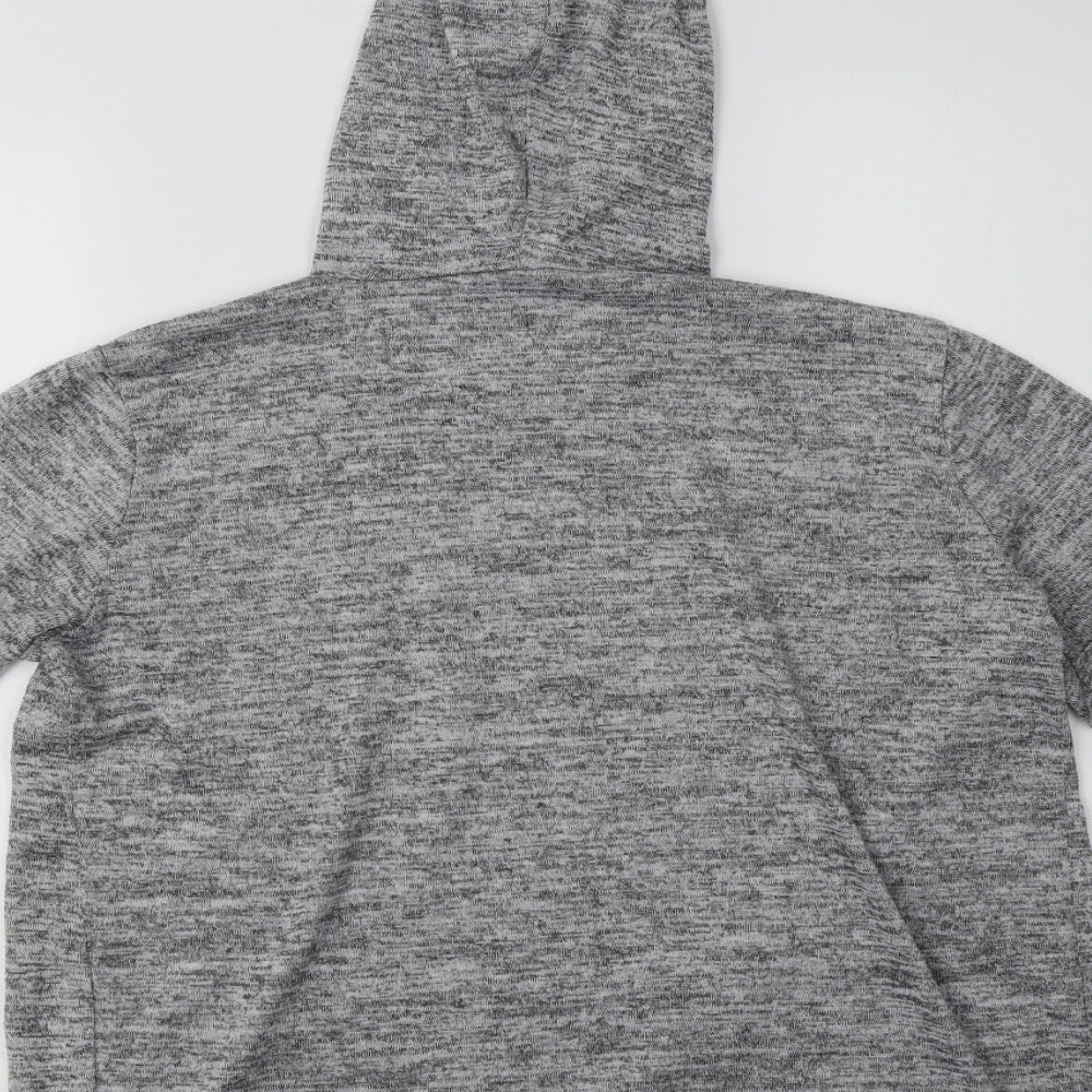 Dorothy Perkins Womens Grey High Neck  Polyester Pullover Jumper Size 10   - Mat