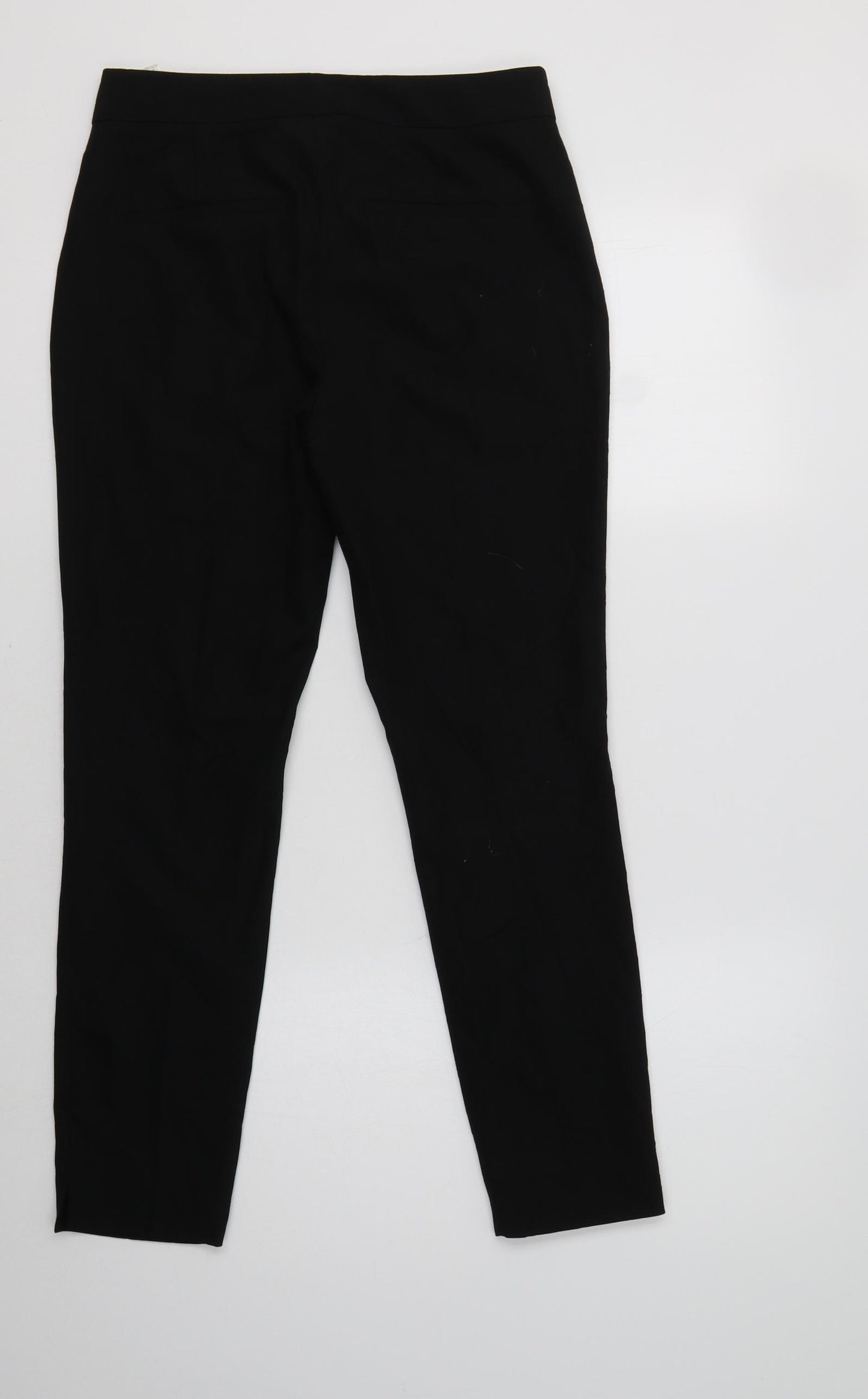 Zara Womens Black  Polyester Dress Pants Trousers Size S L27 in Regular