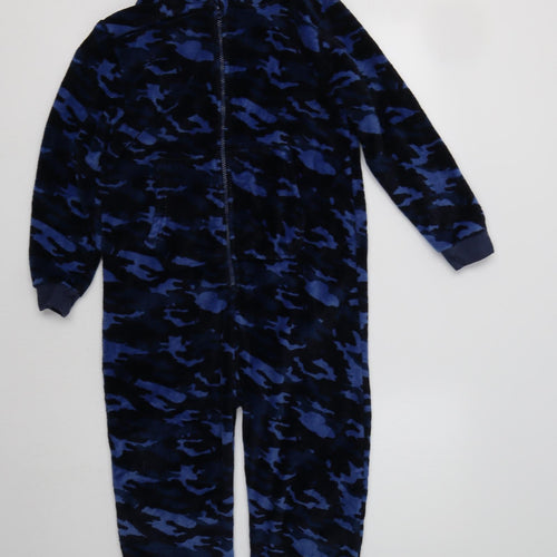 NEXT Boys Blue Camouflage Polyester  Bodysuit Size 8 Years   - Onesie