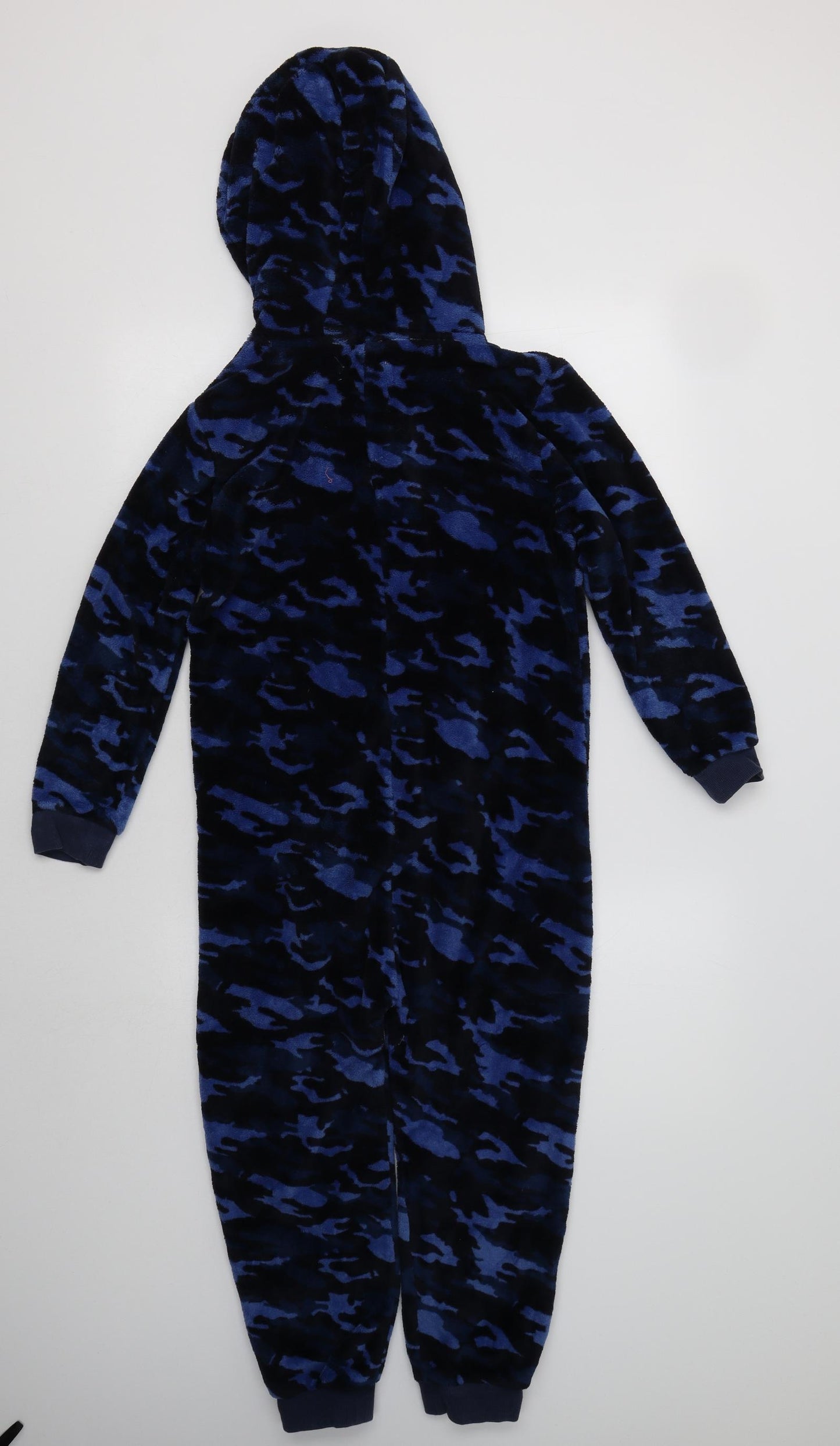 NEXT Boys Blue Camouflage Polyester  Bodysuit Size 8 Years   - Onesie